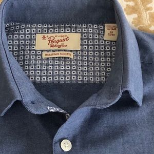 NWOT Penguin Heritage Slim Fit Shirt